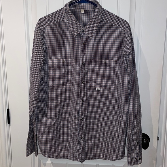 Chlorophylle shirt with snaps, in large, blue, yellow and white check pattern - Picture 1 of 5
